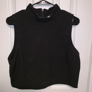 Turtle neck, cropped top